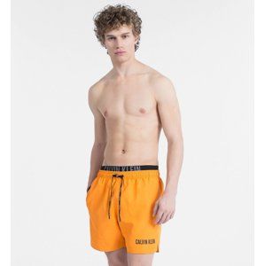 Calvin Klein pánské oranžové plavky - XL (803)